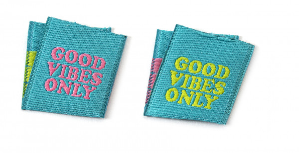 Bine Brändle Label "good vibes" 22mm x 20mm