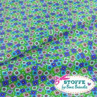 Bine Brändle Jersey "Mini-Blümchen grün" 0,5m x 155cm Bine Brändle Jersey "Mini-Blümchen grün" 0,5m x 155cm