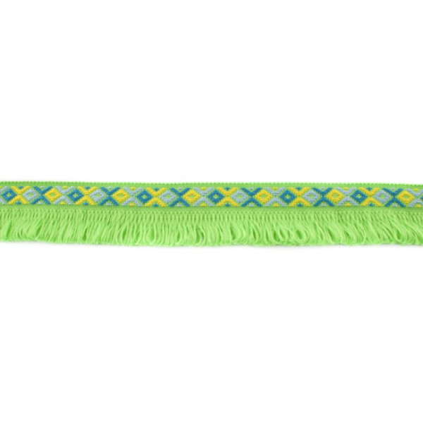 Webband "Boho lime" 30 mm x 1m