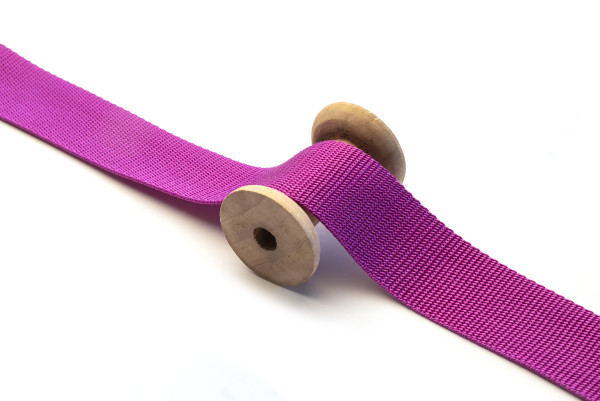 Gurtband 40 mm PP purple 1m x 40 mm - hergestellt in D