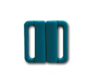 Bine Brändle Bikiniverschluss 14 mm petrol aus Kunststoff