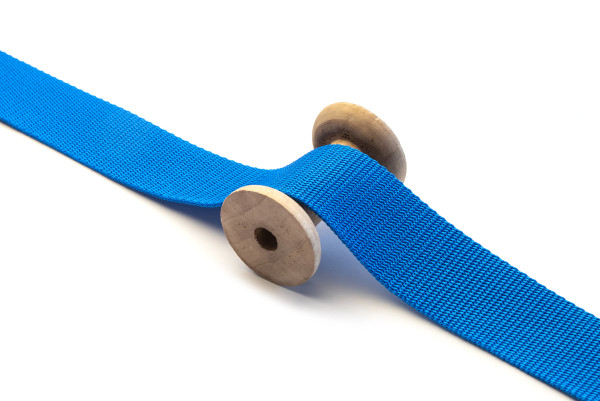 Gurtband 40 mm PP mittelblau 1m x 40 mm - hergestellt in D