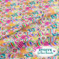 Bine Brändle 100% Baumwolle "Ostereier rosa" 0,5m x 155cm Bine Brändle 100% Baumwolle "Ostereier rosa" 0,5m x 155cm