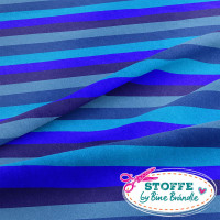 Bine Brändle 100% Baumwolle "Fette Streifen mitternachtsblau" 0,5m x 155cm      Bine Brändle 100% Baumwolle "Fette Streifen mitternachtsblau" 0,5m x 155cm