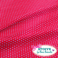 Bine Brändle Jersey  "Sternchen rot" 0,5m x 155cm Bine Brändle Jersey  "Sternchen rot" 0,5m x 155cm
