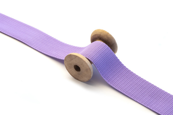 Gurtband 40 mm PP lavendel 1m x 40 mm - hergestellt in D
