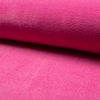 Kuschelfleece pink 0,5 m x 145 cm weicher, kuscheliger Griff