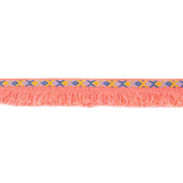 Webband "Boho neon rosa" 30 mm x 1m