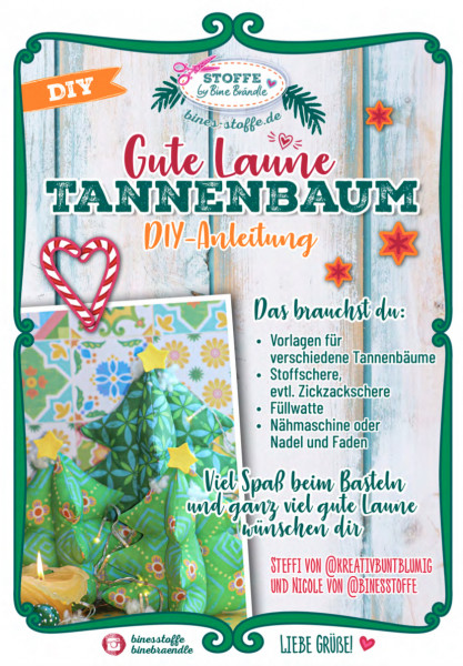 Bine Brändle Tannenbäume DIY selber nähen
