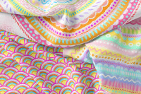 Vorschau: Bine Brändle 100% Baumwolle "Regenbögen pastell" 0,5m x 155cm Kombistoffe Vorschau: Bine Brändle 100% Baumwolle "Regenbögen pastell" 0,5m x 155cm Kombistoffe