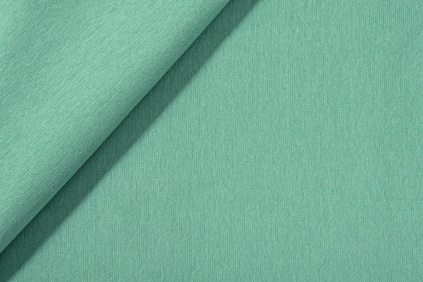 Bündchen uni glatt seegrün 0,5m x 70 cm