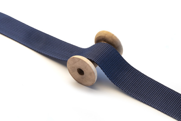 Gurtband 40 mm PP mitternachtsblau 1m x 40 mm - hergestellt in D