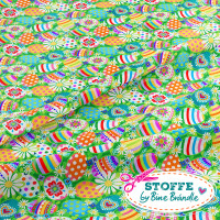 Bine Brändle Jersey "Ostereier grün" 0,5m x 155cm Bine Brändle Jersey "Ostereier grün" 0,5m x 155cm