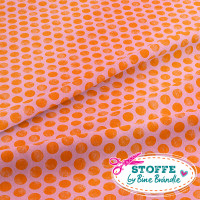 Bine Brändle 100% Baumwolle "Kleine Punkte Rosa-Orange" 0,5m x 155cm Bine Brändle 100% Baumwolle "Kleine Punkte Rosa-Orange" 0,5m x 155cm