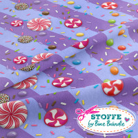 Bine Brändle 100% Baumwolle "Elfen-Candystreifen lila" 0,5m x 155cm Bine Brändle 100% Baumwolle "Elfen-Candystreifen lila" 0,5m x 155cm
