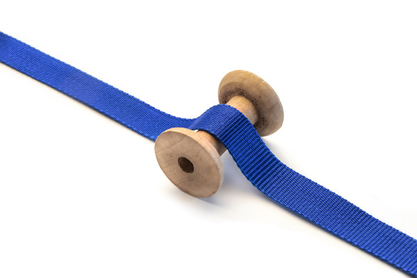 Gurtband 25 mm PP royalblau 1m x 25 mm - hergestellt in D