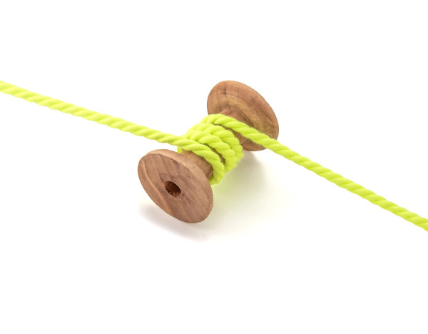 Hoodie Kordel gedreht neon gelb  5mm x 1m