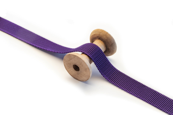 Gurtband 25 mm PP brombeere 1m x 25 mm - hergestellt in D